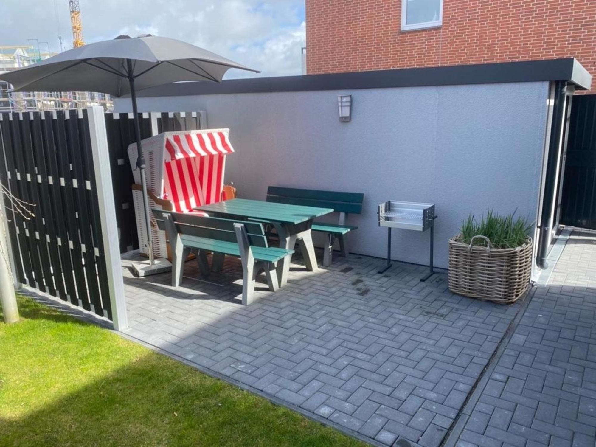 Strandkorb Buesum Exklusiv,Hafennaehe Extérieur photo